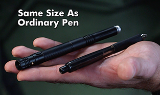 Same size as an ordinary pen